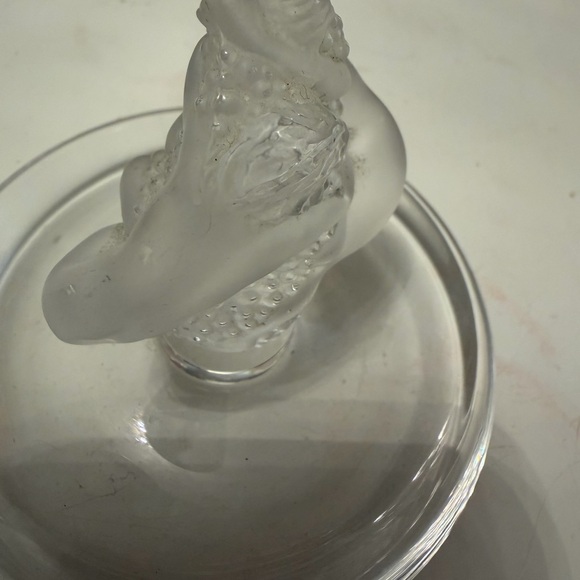 Lalique Crystal Dish with Figurine - Picture 7 of 7